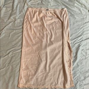 Wild Fable Cream Lace Pencil Skirt